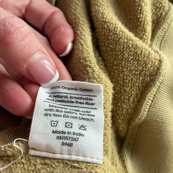 MATE the Label 100% Organic Fleece Embroidered MATE Sweatshirt in Hazelnut - Picture 14 of 14